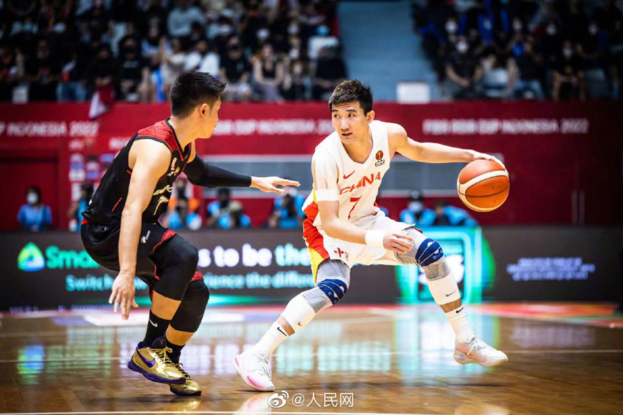 バスケットボール男子のアジア・カップで中国がベスト8進出へ