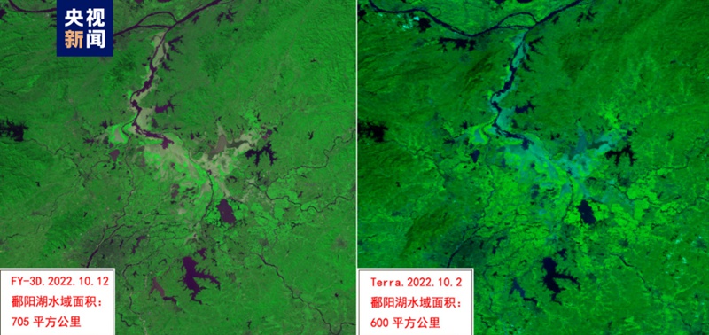 鄱陽湖の水域面積が徐々に回復　江西省