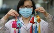 春と夏の端境期に中国医薬の香り袋が人気
